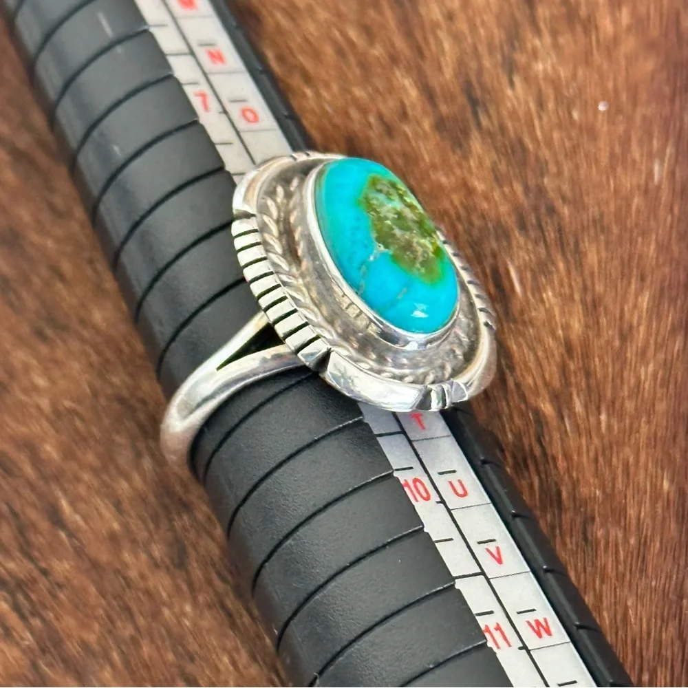 Sterling Silver and Turquoise Native Ring NWOT - Picture 10 of 15